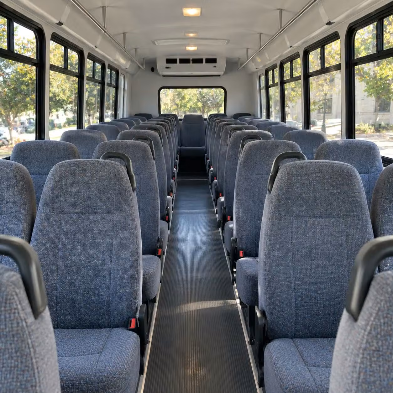 25 passenger minibus interior