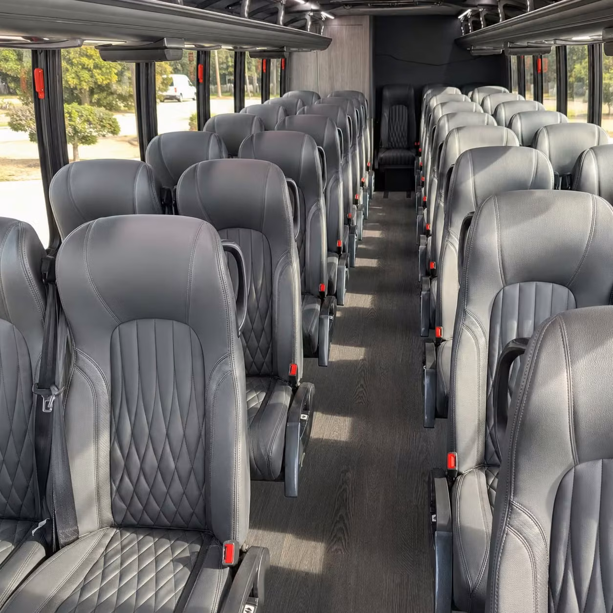 30 passenger minibus inside