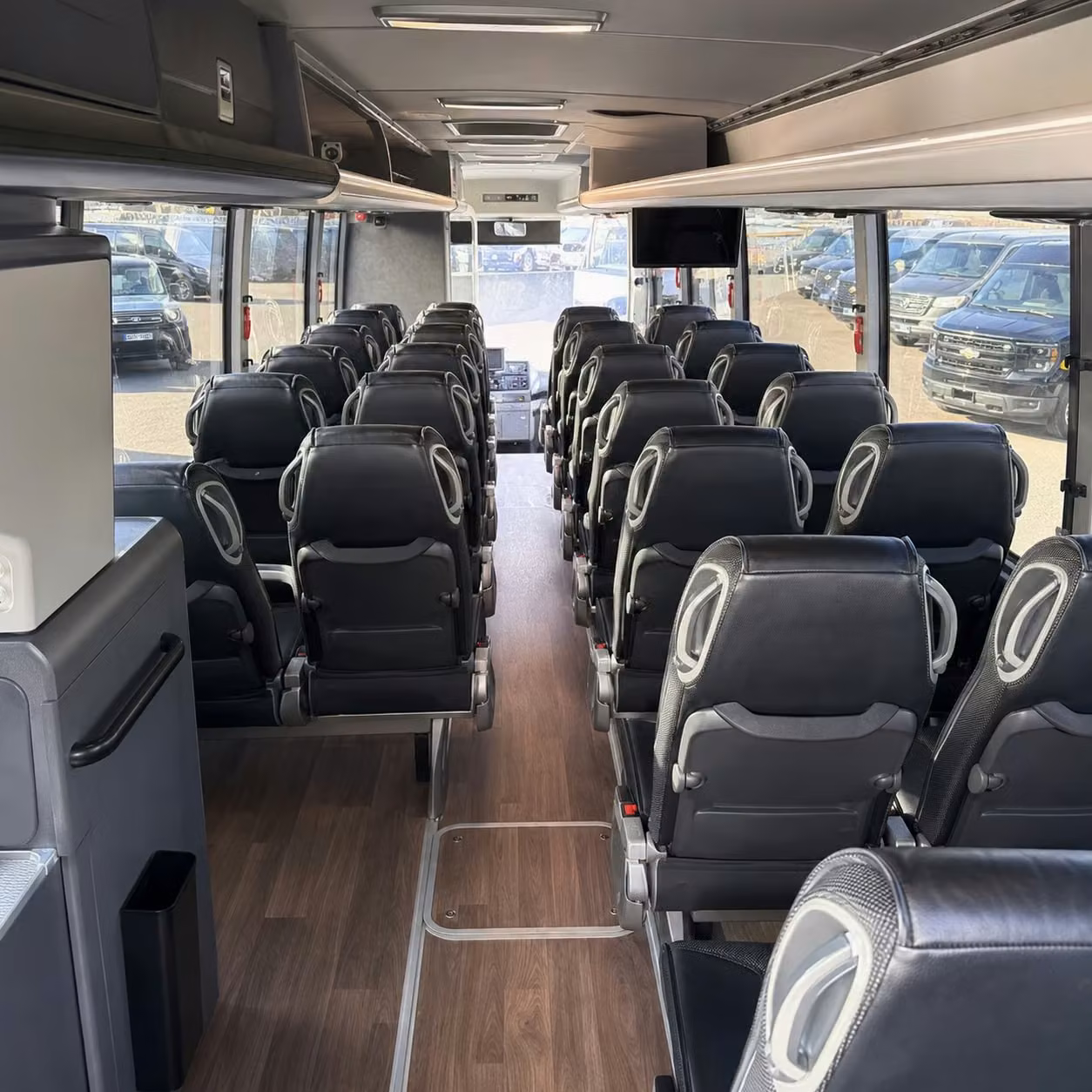 simi valley charter bus interior