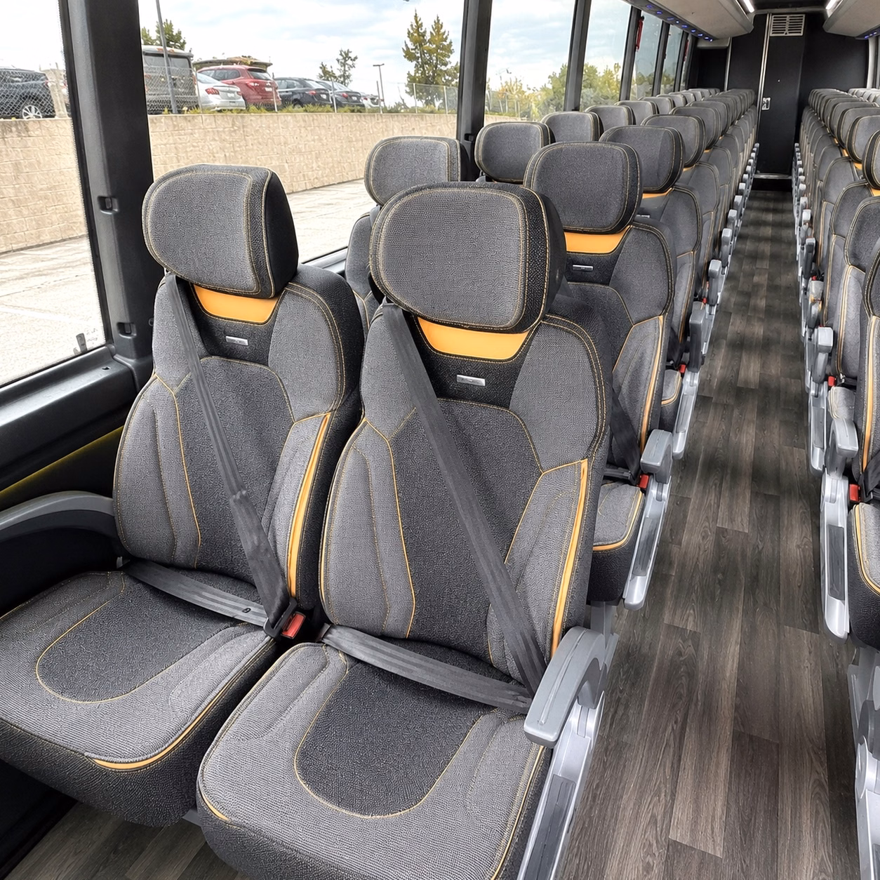 simi valley charter bus rental interior